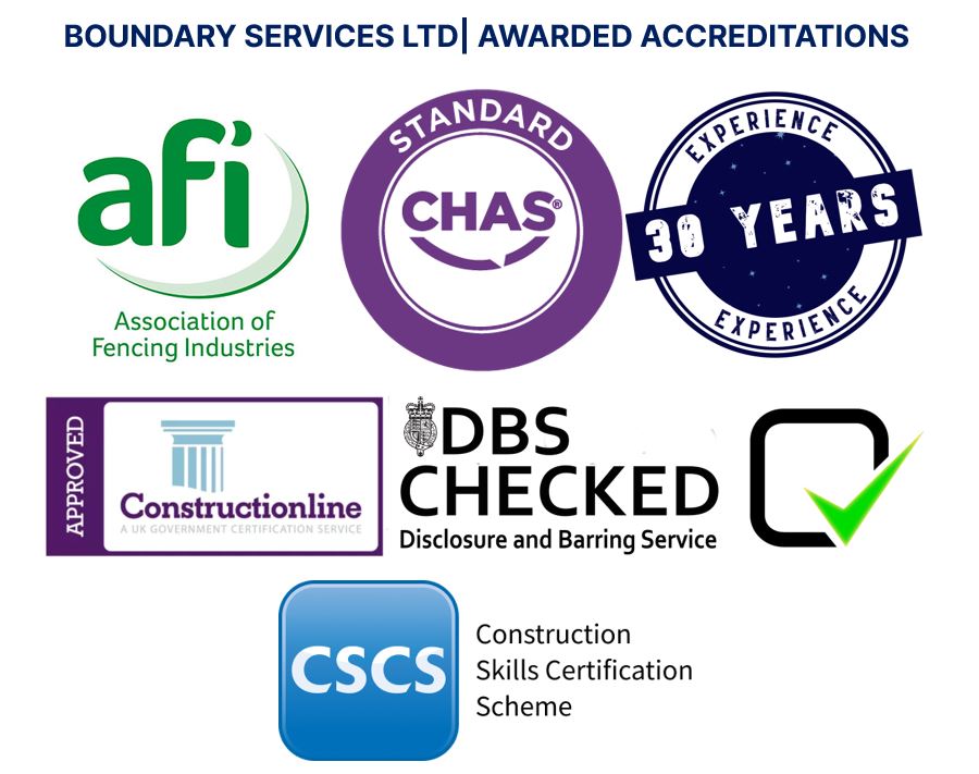 Boundary Services ltd awarded accreditations