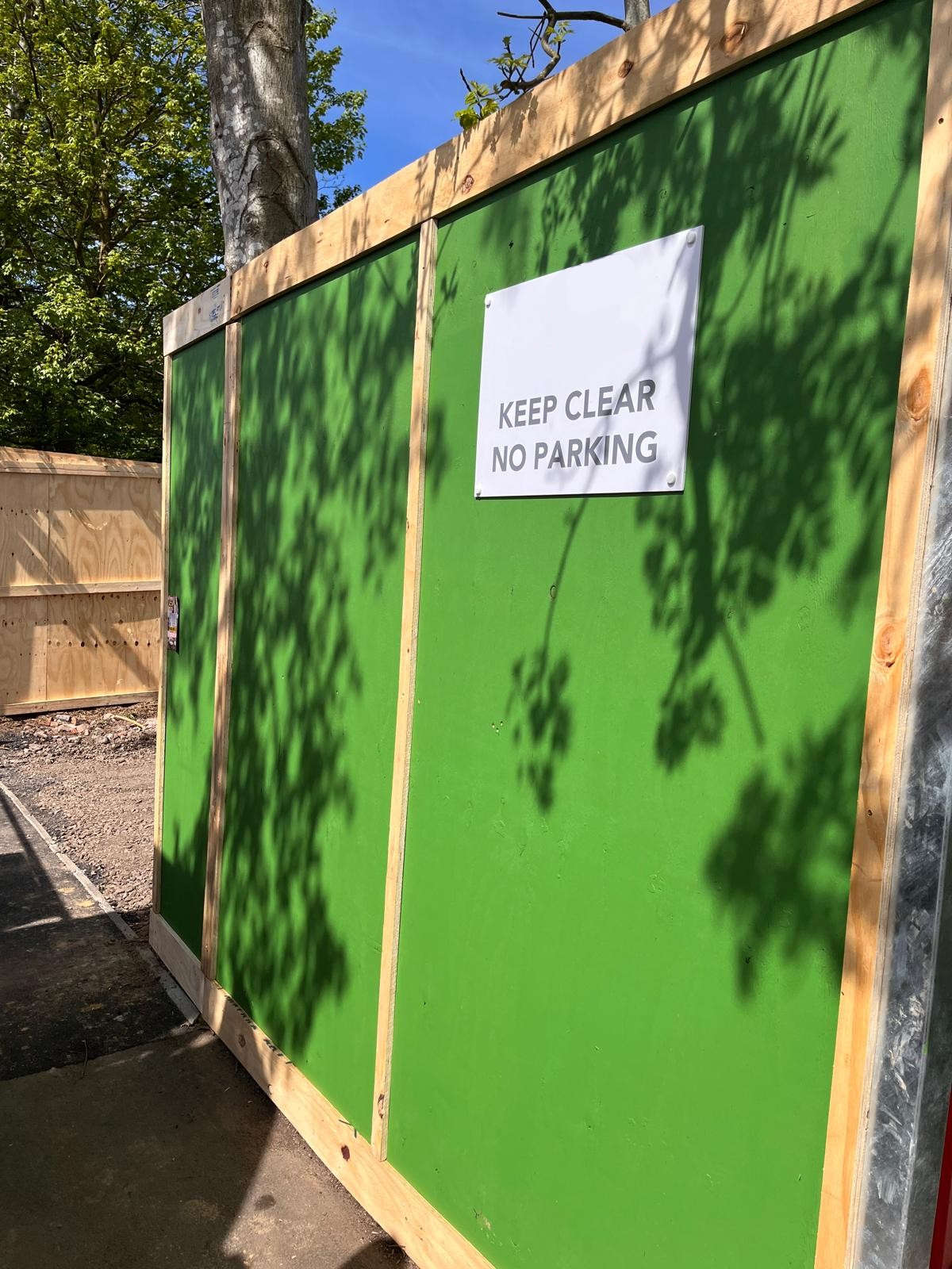 Timber Site Hoarding