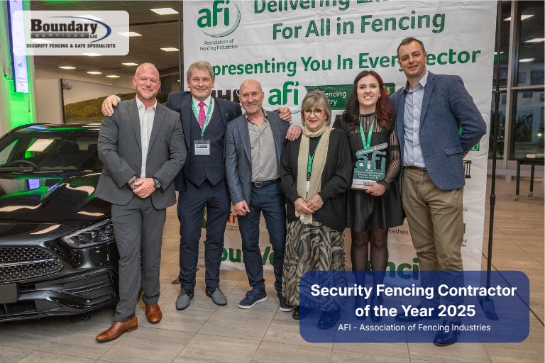 Security Fencing Contractor of the Year 2025 AFI Association of Fencing Industries