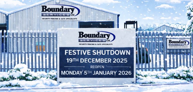 Boundary Services Christmas Shutdown 2025